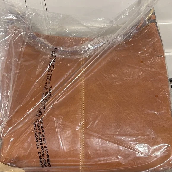 NEW Dooney & Bourke Florentine Leather Twist Sac Shoulder Bag - Picture 5 of 6